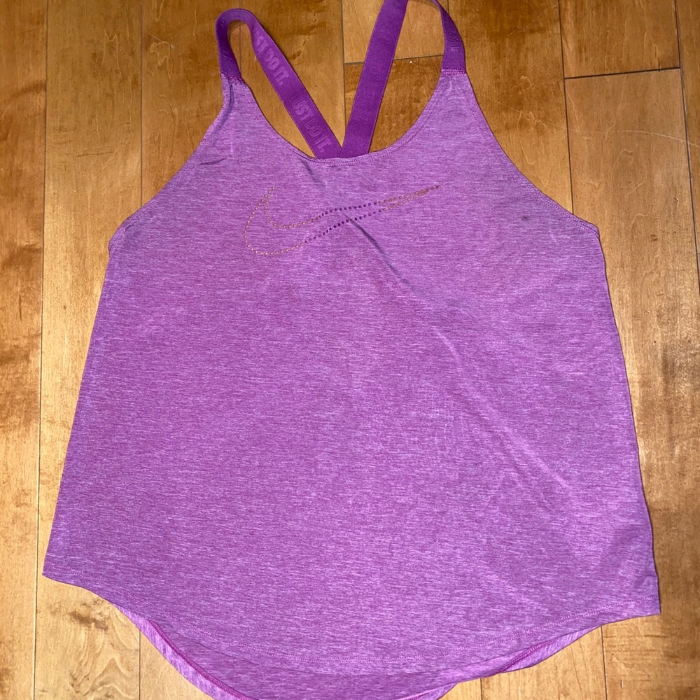 Nike Dri-fit running cris cross tank
